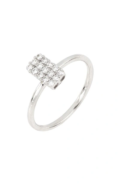 Bony Levy Prism Diamond Statement Ring In 18k White Gold