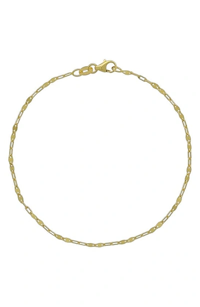 Bony Levy 14k Gold Mini Anchor Chain Anklet In 14k Yellow Gold