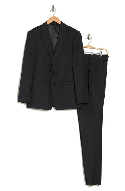 Calvin Klein Collection Slim Fit Wool Blend Suit In Charcoal