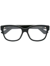 Gucci Eyewear Square Frame Glasses - Black