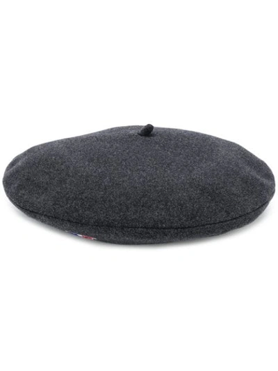 Maison Kitsuné Classic Beret In Grey