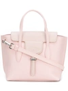 Tod's Joy Mini Leather Tote In Pink