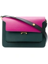 Marni Trunk Shoulder Bag In Green