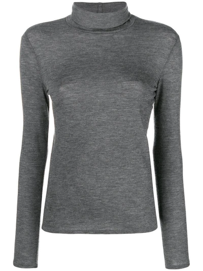 The Row Turtleneck Sweater - Grey
