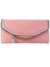 Stella Mccartney Falabella Wallet - Pink In Pink & Purple