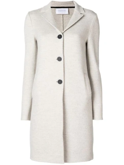 Harris Wharf London Slim Fit Coat - Neutrals In Neutrals