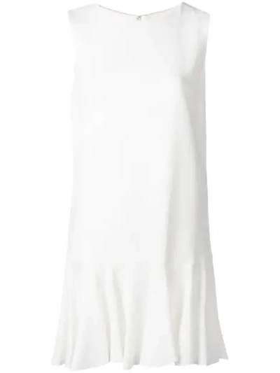 Dolce & Gabbana Sleeveless Shift Dress - White
