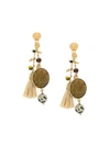 Gas Bijoux Serti Pondicherie Earrings - Metallic