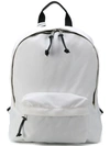 Maison Margiela Classic Zipped Backpack In White