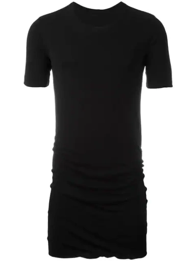 Rick Owens Long Length T In Black