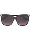 Gucci Oversize Gradient Square Sunglasses In 003