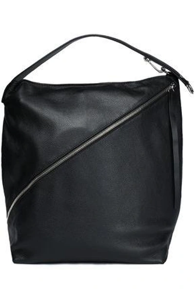 Proenza Schouler Woman Textured-leather Shoulder Bag Black
