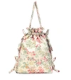 Simone Rocha Floral-jacquard Cotton Blend Bag In Multicoloured