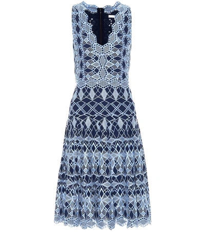 Jonathan Simkhai Cotton Lace Dress In Blue