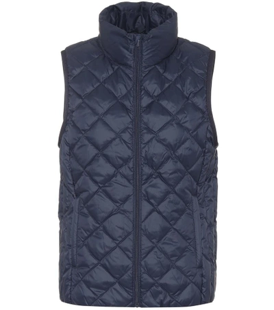 Tory Sport Packable Down Vest In Blue