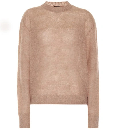 Joseph Mohair-blend Sweater In Brown