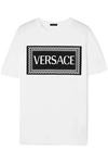 Versace Printed Cotton-jersey T-shirt In Basic