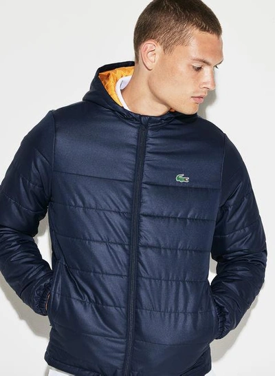 Zipper Men's Lacoste Sport Hooded Quilted Parka Lacoste Men's