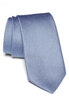 Jack Victor Bowman Solid Silk Blend Tie In Sky Blue