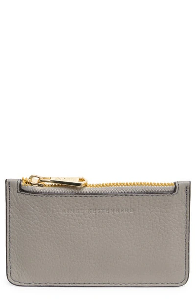 Aimee Kestenberg Melbourne Leather Wallet In Steel Grey