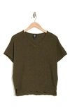 Bobeau Dolman Sleeve Sweater In Olive