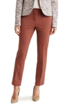 Amanda & Chelsea Lily Solid Pants In Rust