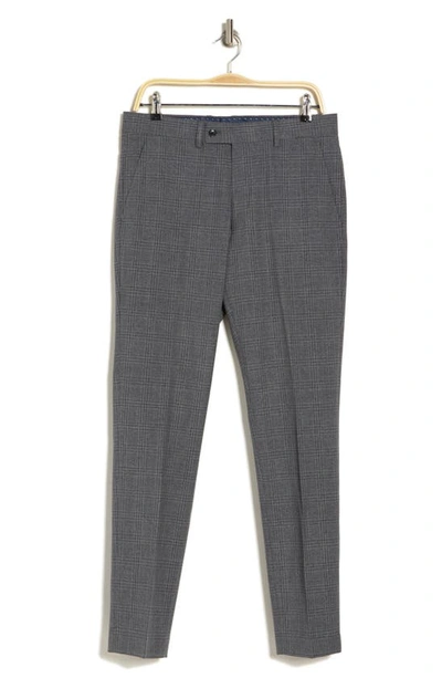 Original Penguin Plaid Dress Pants In Heather Grey