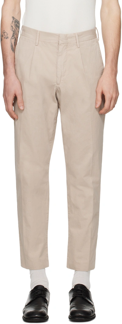 Nn07 Beige Bill 1080 Trousers In Neutrals