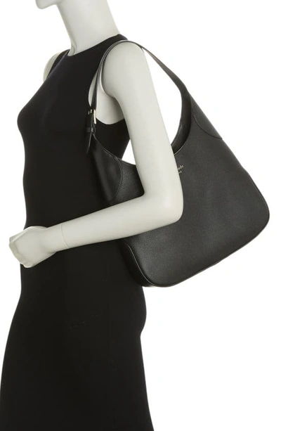 Kate Spade Aster Leather Shoulder Bag In Black