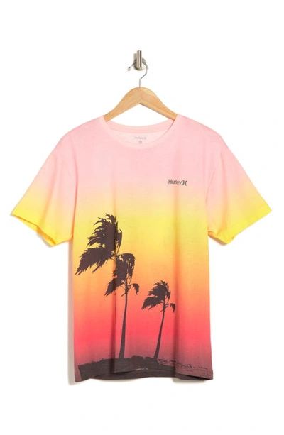 Hurley Cast Away Mirage Graphic T-shirt In Yellow