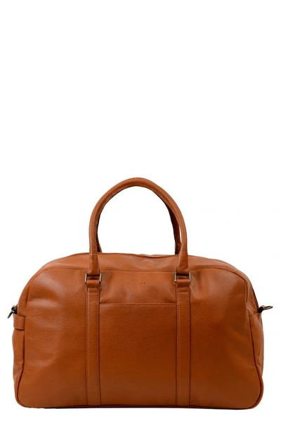 Champs Onyx Leather Duffel Bag In Brown