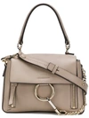 Chloé Chloã© Faye Mini Shoulder Bag Grey