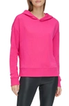 Andrew Marc Sport French Terry Hoodie In Fuschia