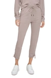 Andrew Marc Sport Cinched Hem Pull-on Pants In Taupe