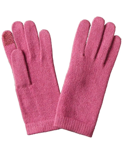 Portolano Women's Cashmere Tech Gloves In Purple