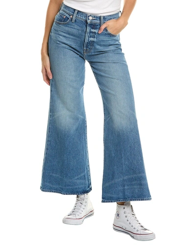 Mother Denim The Tomcat Roller Pretty Is As Pretty Does Wide Leg Jean In Blue
