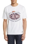 Hugo Boss X Nfl Stretch Cotton Graphic T-shirt In Denver Broncos White