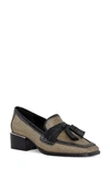 Donald Pliner Tassel Pump In Black Raffia