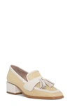 Donald Pliner Tassel Pump In Natural Raffia