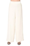 Gibsonlook Solstice Wide Leg Satin Pants In Champagne