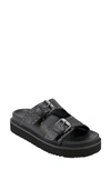 Marc Fisher Ltd Agusta Slide Sandal In Black 001