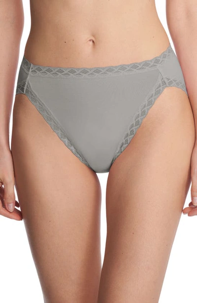 Natori Bliss Cotton French Cut Briefs In Stormy