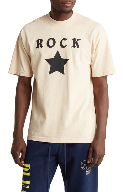 Pleasures Rockstar Graphic T-shirt In Cream