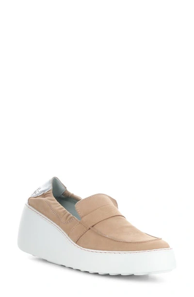 FLY LONDON DULI PLATFORM WEDGE LOAFER 