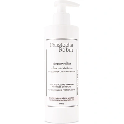 Christophe Robin Delicate Volumizing Shampoo With Rose Extracts (400ml, Worth $61) In Colorless
