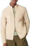 Barbour Tarbley Casual Tailored Fit Nylon Jacket In Putty