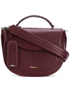 3.1 Phillip Lim / フィリップ リム Hudson Top Handle Leather Shoulder Bag - Burgundy In Bordeaux