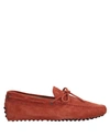 Tod's Loafers In Rust