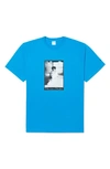 Noah X The Cure 'why Can't I Be You' Cotton Graphic T-shirt In Blue