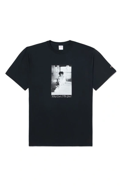 Noah X The Cure 'why Can't I Be You' Cotton Graphic T-shirt In Black